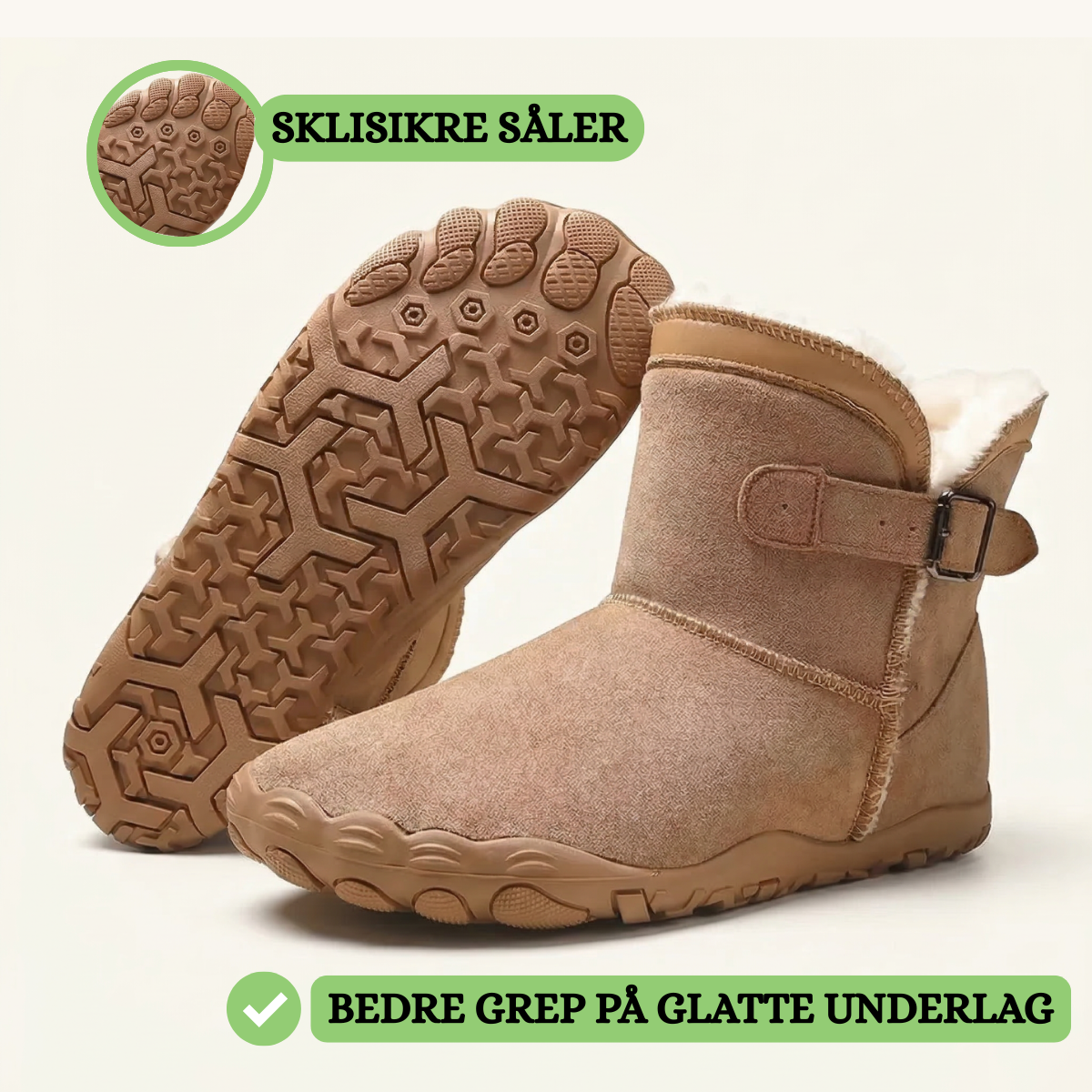 Stry SKANDY™ - Varme og sklisikre vinterbarfotsko