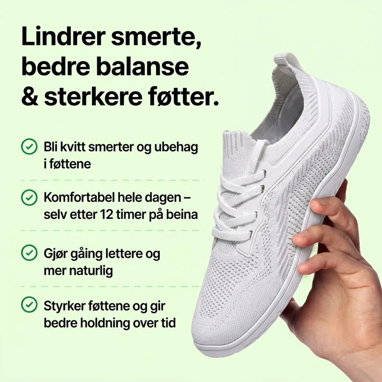 Stry SPOR™ – Ultralette og luftige barfotsko til hverdags