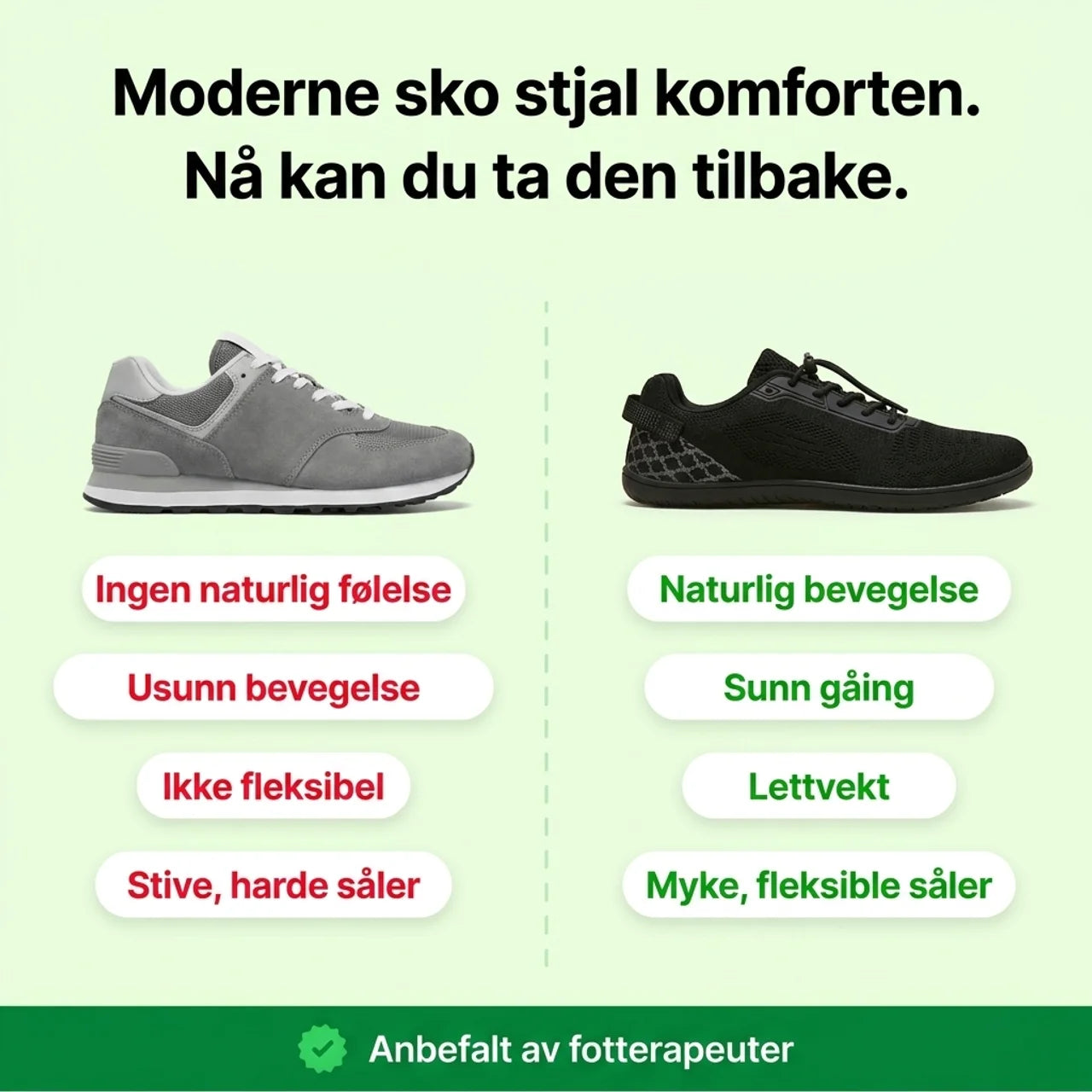 Stry FLEX™ - Lette og behagelig barfotsko