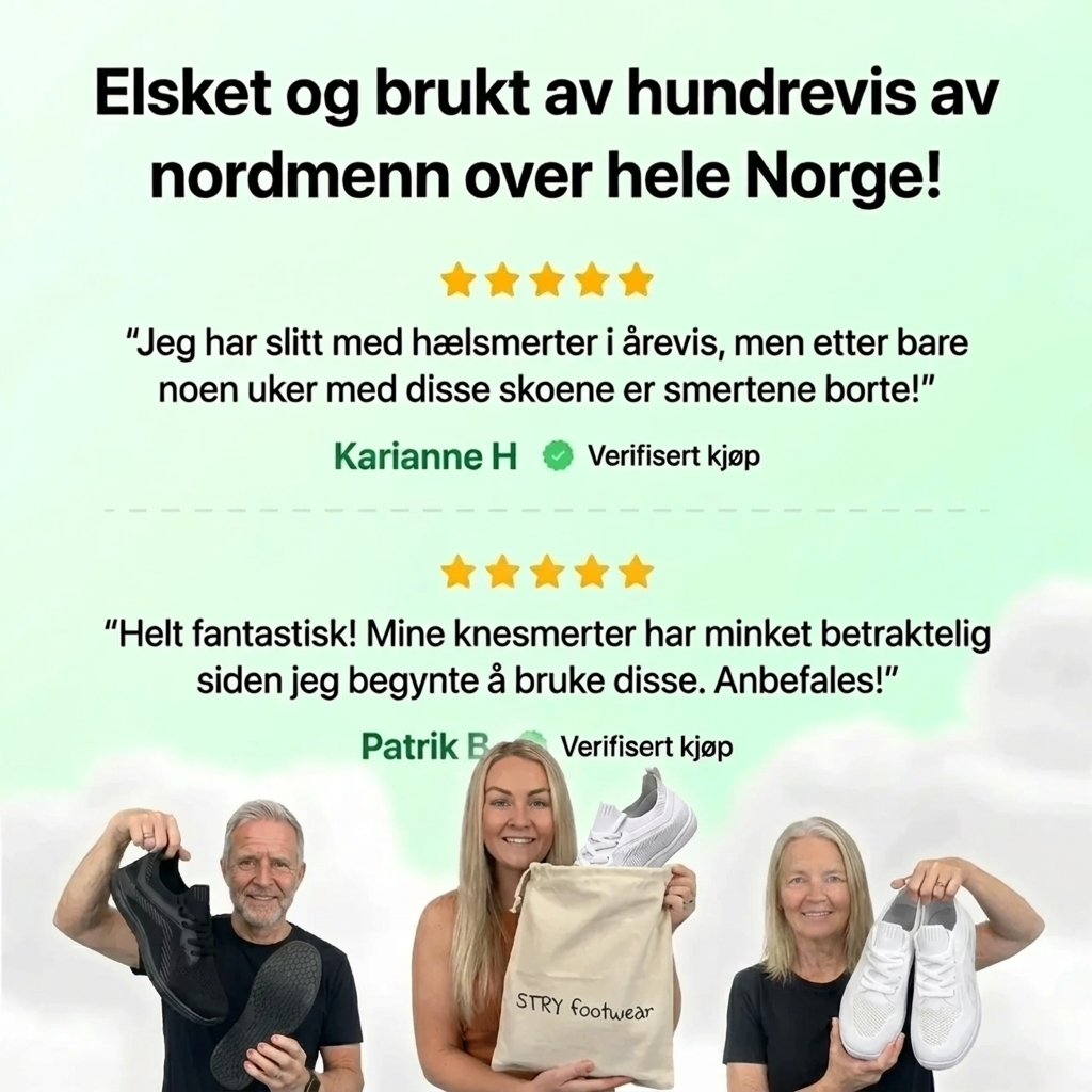 Stry SPOR™ – Ultralette og luftige barfotsko til hverdags