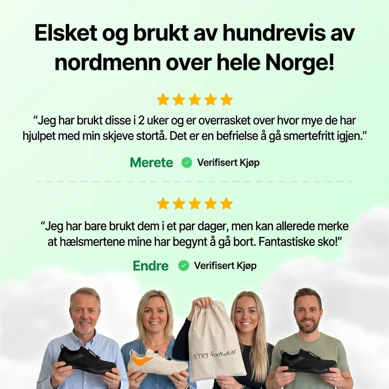 Stry NORD™ - Lette og luftige hverdags-barfotsko